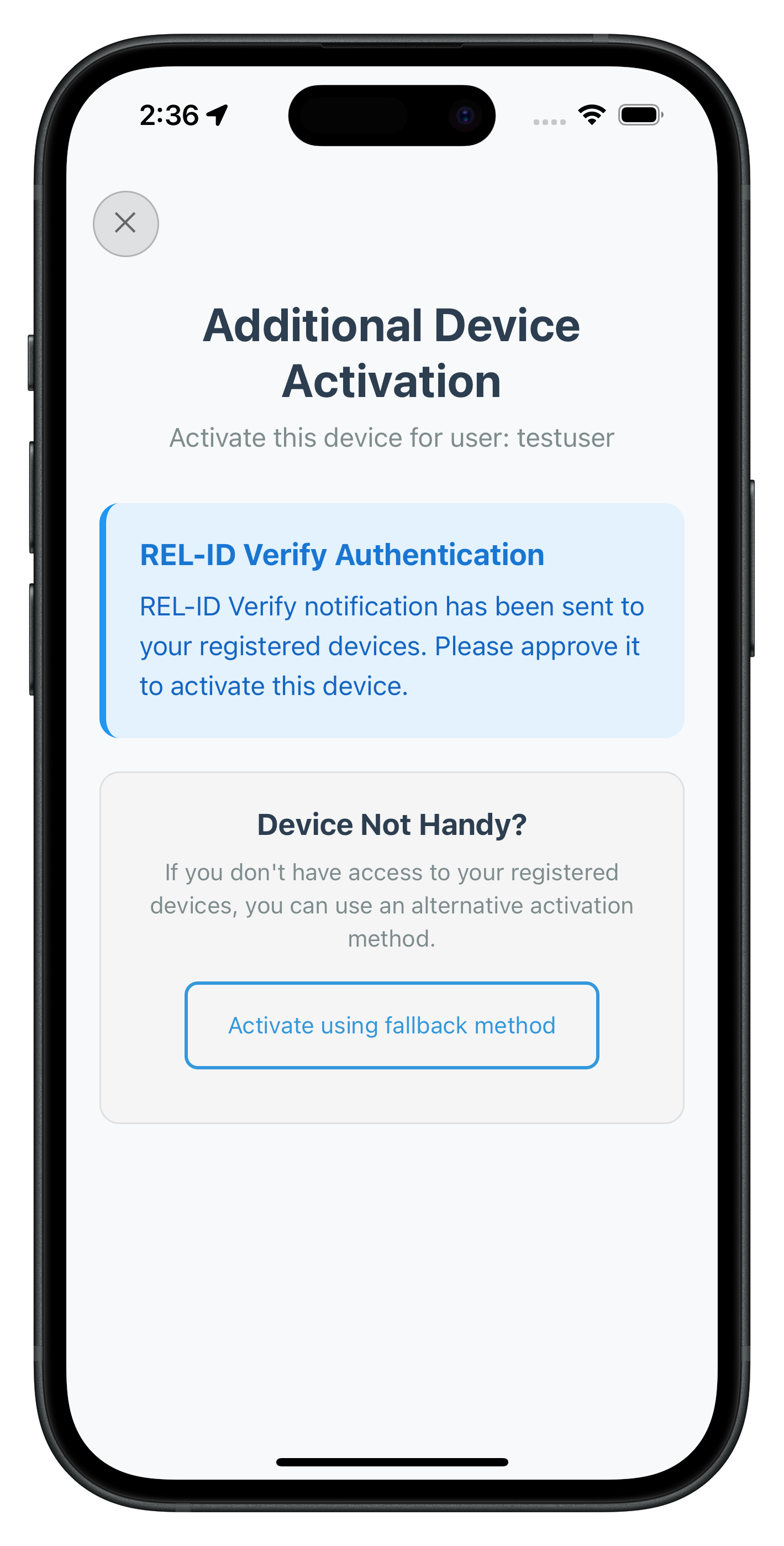 Mobile Threat Detection Screen